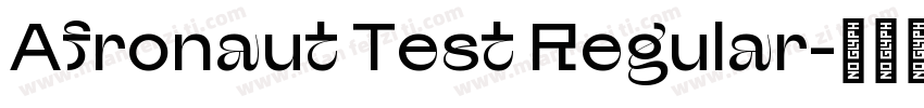 Afronaut Test Regular字体转换